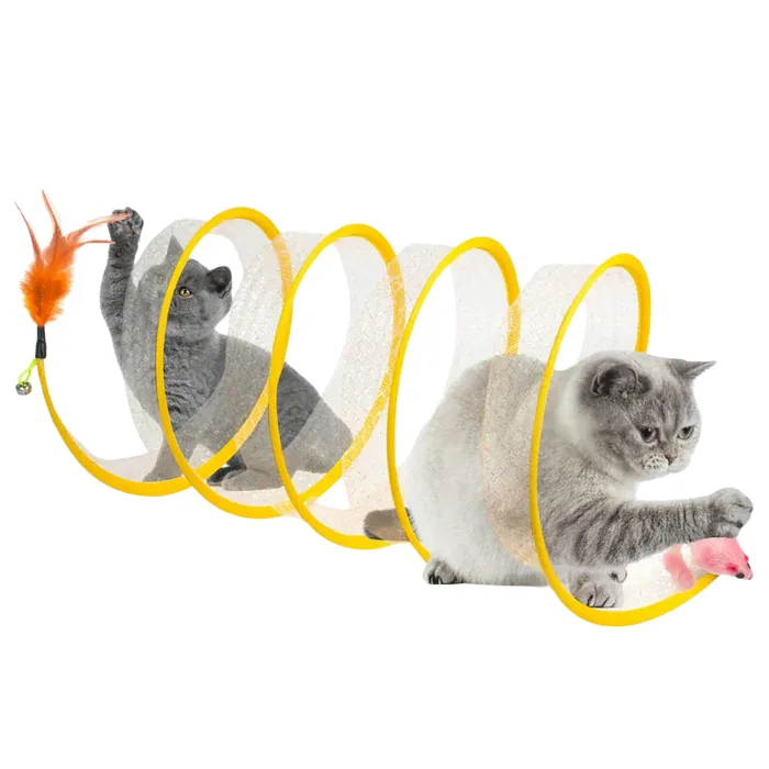 Túnel Espiral para Gatos